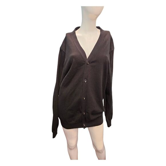 Club Room Black Cardigan  Men's Size Large NEW TAGS - Picture 2 of 8